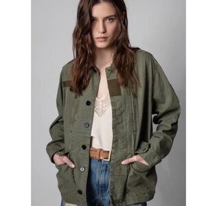 Zadig & Voltaire (Women’s) Kid Lave Military Jacket.